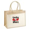 Cotton Pocket Jute Shopper Thumbnail