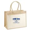 Cotton Pocket Jute Shopper Thumbnail