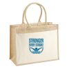 Cotton Pocket Jute Shopper Thumbnail