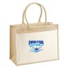 Cotton Pocket Jute Shopper Thumbnail