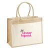 Cotton Pocket Jute Shopper Thumbnail