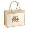 Cotton Pocket Jute Shopper Thumbnail