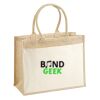 Cotton Pocket Jute Shopper Thumbnail