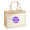 Cotton Pocket Jute Shopper Thumbnail