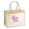 Cotton Pocket Jute Shopper Thumbnail