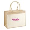 Cotton Pocket Jute Shopper Thumbnail