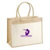 Cotton Pocket Jute Shopper Thumbnail