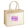 Cotton Pocket Jute Shopper Thumbnail