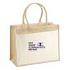 Cotton Pocket Jute Shopper Thumbnail